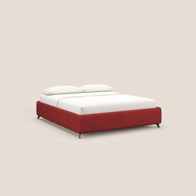 Sara sommier con giroletto contenitore in tessuto impermeabile T02 rosso