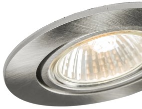 Faretto da incasso Smart in acciaio orientabile con Wifi GU10 - Cisco