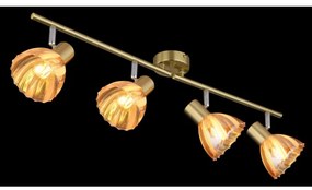 Globo 54315M-4 - Faretto ZACHERY 4xE14/40W/230V oro