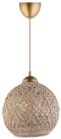 Lampadario su corda  JUTE 1xE27/60W/230V beige
