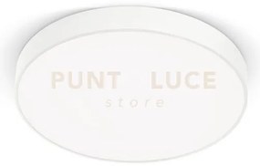 Gpl301c- plafoniera in alluminio bianca a led 3000k 4079lm 50w d.50cm