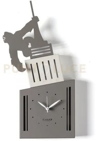 Orologio da parete di design king kong fango,avorio,fango