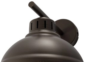 Luminex Applique Sven, titanio-oro, Ø 21 cm, acciaio