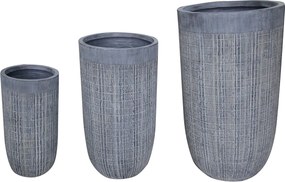 ALLORO - set di vasi in fibra sintetica