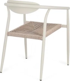 Sedia Da Esterno In Alluminio Con Braccioli Impilabile Linares Wall Bizzotto