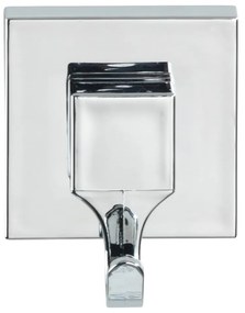 Ganci in plastica autoportanti in argento lucido in set di 2 pezzi Genova - Wenko