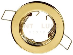 Struttura incasso reflex oro 8x8cm in metallo