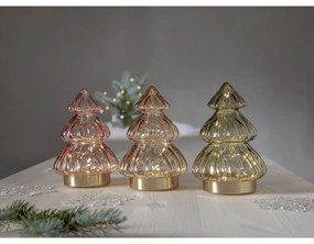 Decorazione luminosa arancione con motivo natalizio ø 12 cm Abete - Star Trading