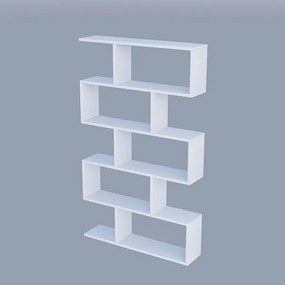 Libreria NILUFER 156x90 cm bianca