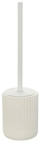 Scopino wc bianco in ceramica soft touch con setole nere Spring