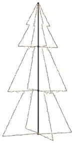 Albero di Natale a Cono 300 LED per Interni Esterni 120x220 cm