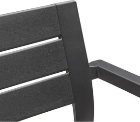 Sedia Da Esterno In Resina Con Braccioli Keter Julie Antracite