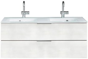 Mobile da bagno sotto lavabo PELIPAL bianco L 119 x H 48 x P 45 cm 2 cassetti, lavabo non incluso