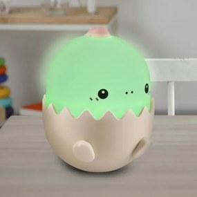 Lampada tattile per bambini a LED RGBW Dimmerabile BABY DINO LED/0,75W/5V 1200mAh rosa