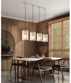 Globo 15698-4HB - Lampadario sospeso con cavo GORLEY 4xE27/60W/230V