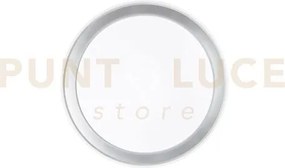 Plafoniera led neon bianca tonda bianca e silver 40w 5200lm cct 300...