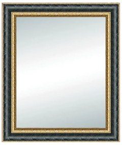 Specchio rettangolare in legno nero 72 x 92 cm