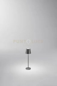 Lampada da tavolo ricaricabile a batterie minidiva led 1,5w 3000k c...