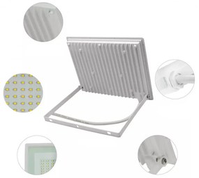 Proiettore 100W IK7 IP65 B. NATURALE Colore Bianco Naturale 4.000K