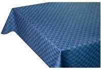 Tovaglia Cucina Antimacchia Bordata 140x240 cm Cotone Resinato Morbido Quadretti Blu