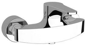 Miscelatore doccia esterno in ottone cromo di Rubinetterie Mariani Linea Surf