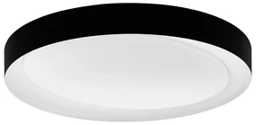 Plafoniera Contemporanea Laurito Acciaio Bianco Luce Led Integrato 24W Ip20
