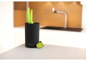 Ceppo universale nero per coltelli - Vialli Design