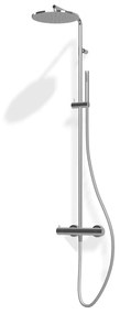 Treemme Up+ RWIT6581CC25 colonna doccia con gruppo termostatico doccetta e soffione 25 cm tondo anticalcare cromo