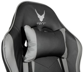 Sedia da gioco VARR Zolder nero/grigio