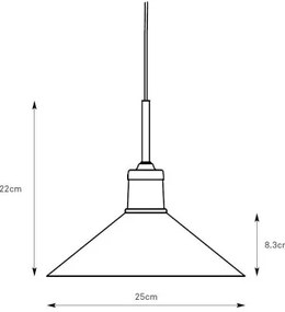 Markslöjd 108868 - Lampadario a sospensione con filo VELA 1xE27/40W/230V ottone/verde