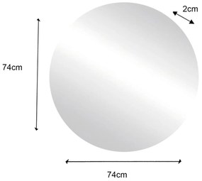 AURY - specchio moderno retroilluminato