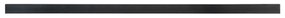 Lampada Lineare LED a Sospensione 65W 200cm nera con driver Philips