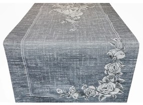 Runner Gobelin 40x130 cm Chenille IT107 grigio