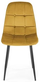 Sedia da pranzo KINDREL, 1 pz, gialla