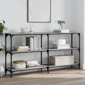 Tavolo Consolle Grigio Sonoma 150x29x75 Cm İn Legno Multistrato /