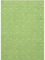 Arte International Carta da parati Dots - 31019 - Vernal Green