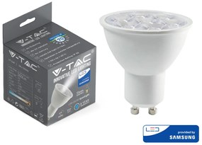 Lampada Led GU10 6W 10 Gradi Angolo Stretto Caldo 3000K Chip Samsung Garanzia 5 Anni SKU-2120026