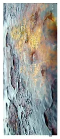 Porta scorrevole Ossido in alluminio multicolore, L 88 x H 215 cm, con binario Atelier Destra