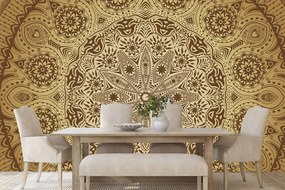 Carta da parati – Mandala decorativa con pizzo