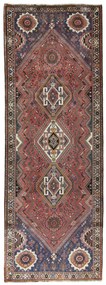 Shiraz Tappeto 120x340 Rosso (Iran) Annodato A Mano