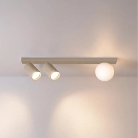 BRILAGI - Faretto SELE BALL 2xGU10/30W/230V + 1xG9/10W beige