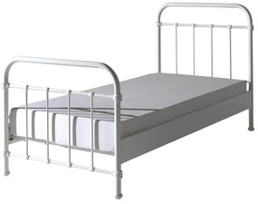 Letto per bambini in metallo bianco , 90 x 200 cm New York - Vipack