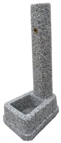 Fontana a colonna in cemento H 75 cm, 28 x 38 cm