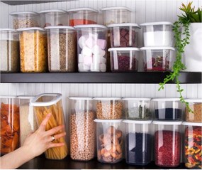 Dózy v sadě 24 ks na sypké potraviny Fresco – Hermia