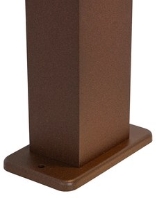 Lampada da terra smart da esterno marrone ruggine 30 cm IP44 incl. WiFi GU10 - Baleno