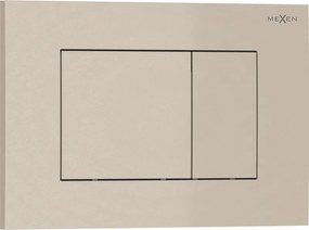 Mexen Tex 02 pulsante di scarico, beige - 6102-07
