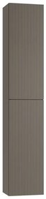 Colonna per mobile bagno Opera 2 ante P 27 x L 30 x H 160 cm laccato opaco grigio carbone cannettato