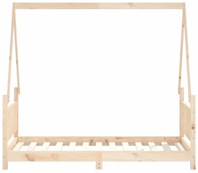 Giroletto per bambini 80x160 cm in legno massello di pino