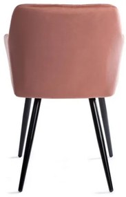 SET 2x Sedia da pranzo RICO rosa