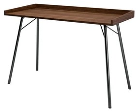 Tavolo da lavoro con piano in legno di noce 52x115 cm Rayburn - Woodman